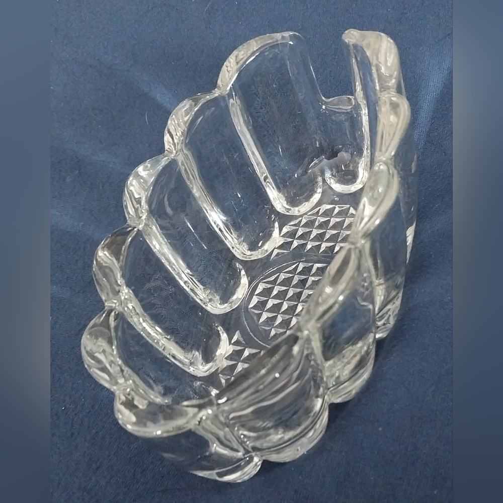 3 Princess House #438 Crystal Utensil Holders